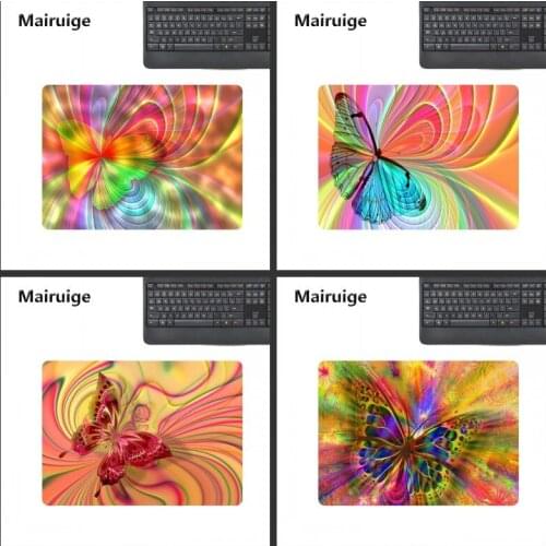 Mairuige colorful butterfly mouse pad, desktop PC computer gaming keyboard pad, for decoration, for office