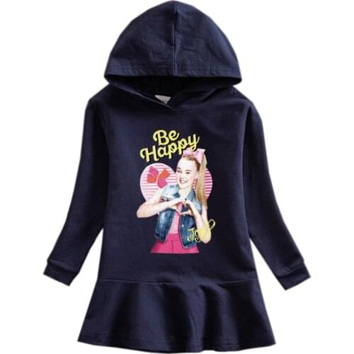 Disney Kids Autumn Winter Dress For Girls Baby Girl Dress For JoJo Siwa Party Children Clothing Long Sleeve Princess Dress