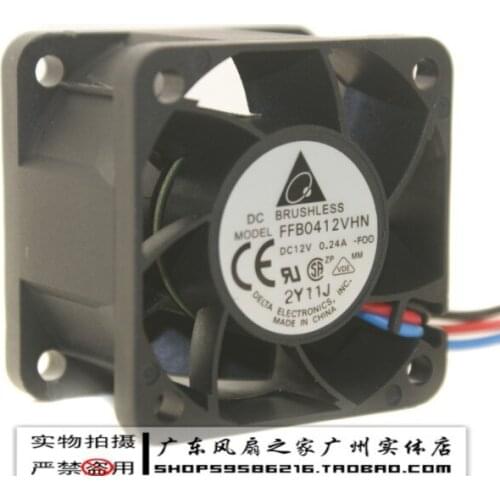 For Delta delta 4028 4 4cm 12v 0.24a fan ffb0412vhn
