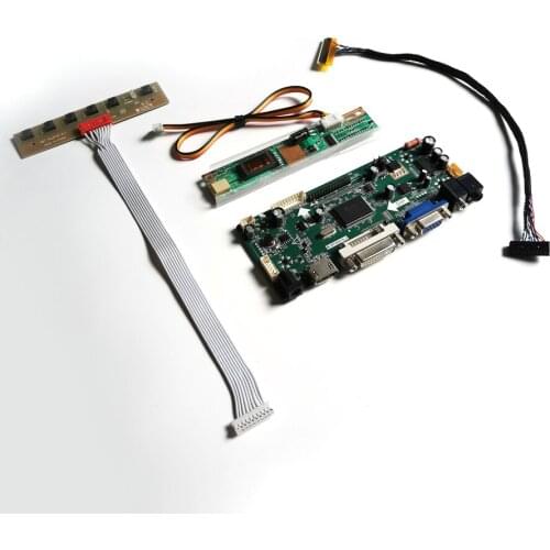 For N140A1-L01/L02 M.NT68676 screen controller drive board 14" 1280*768 LCD monitor panel DVI VGA CCFL LVDS 30Pin DIY kit