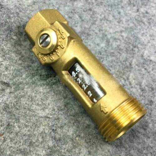 DN15 DN20 Solar Flow Meter Flow Regulator Flow valve Brass manifold solar water heating system 3/4" Male turn 1/2" Female