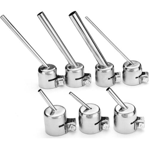 850 852 Series Hot Air Gun Nozzle Lengthen Type 45 Degree Tilt BGA Nozzles Welding Tool Welder Nozzles