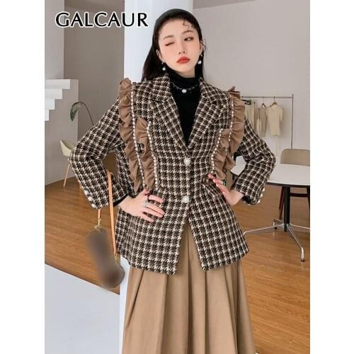 Женские повседневные пиджаки GALCAUR China At AliExpress