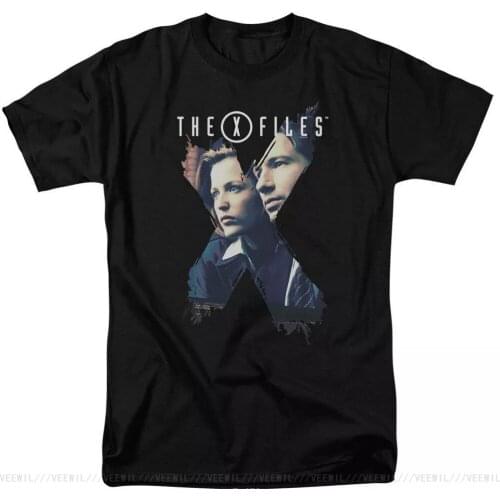 The X-Files TV Show X AGENTS Mulder Scully Licensed T-Shirt All Sizes Cotton Tee Shirt Custom Printed