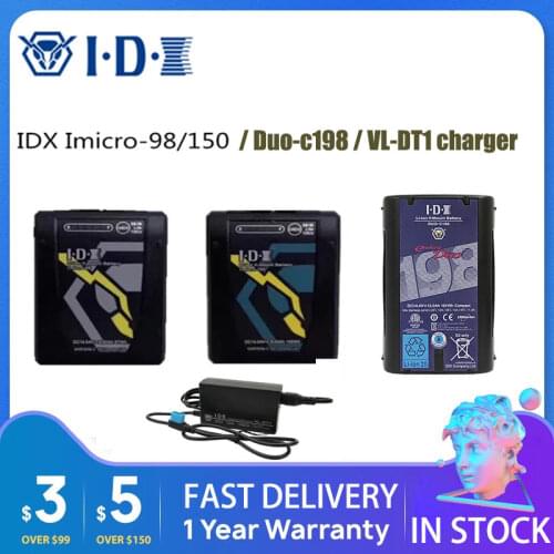 IDX Imicro-98 / 150 DUO-C198 Mini V-port battery pocket v mount battery Tilta Battery Plate For BMPCC 4K 6K A7S3 a7sIII Camera