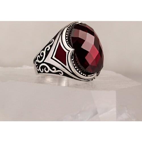Zircon Stone 925 Sterling Silver Ring
