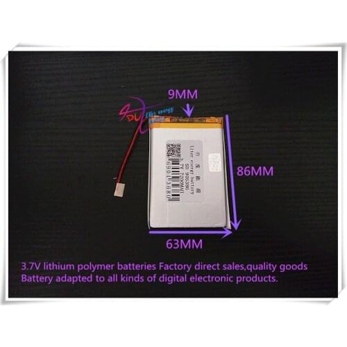 3.7V 7200mAH 906386 Polymer lithium ion / Li-ion battery for tablet pc cell phone POWER BANK
