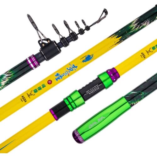 Madmouse Long Casting Fishing Rod 3.6-5.4m High Carbon Telescopic Casting Rod 9kg Drag Distance Throwing Rod Sea Fishing Rod