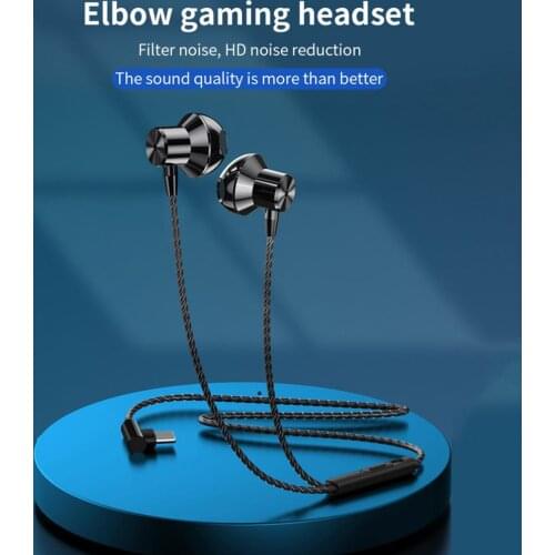 Type-c In-Ear Headphones For Xiaomi Earphone all Phone Stereo Bass Headset Metal Wired Earphone HiFi Headphones Mic