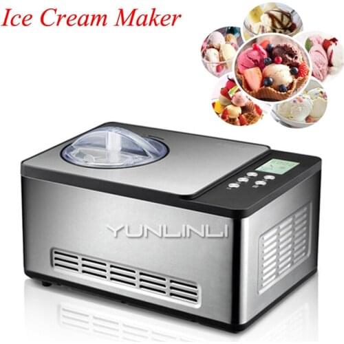 Fully Auto Mini Ice Cream Maker Household Stainless Steel Fast Freezing Homemade Ice Cream Device IC2308C