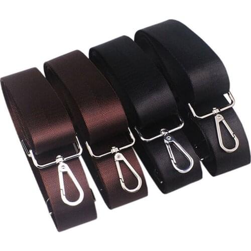 145cm Length Replacement Shoulder Adjustable Bag Strap Belts For Messenger Bag Polyester Black Brown Bag Accessories KZ151329