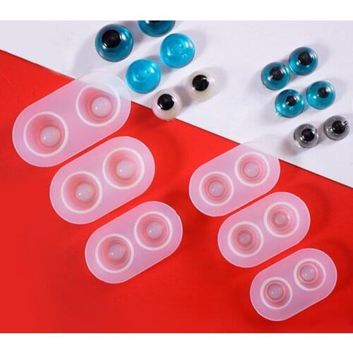 Doll Eyes Silicone Mold Soap Mould Creative DIY Crystal Epoxy Molds Ornament Decor Supplies Practical Soap Handcraft Making Tool