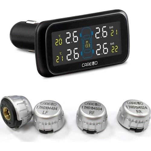 U903TB WF Car TPMS Tire Pressure Monitoring System Digital LCD Display Auto Security Alarm Systems Tyre Pressure