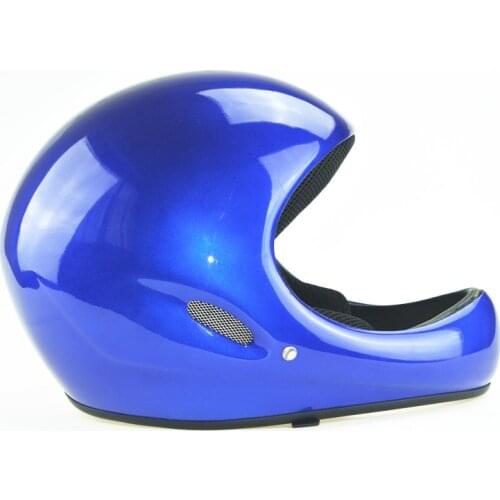 EN966 standard Hang glider helmet full face white blue hang glider helmet