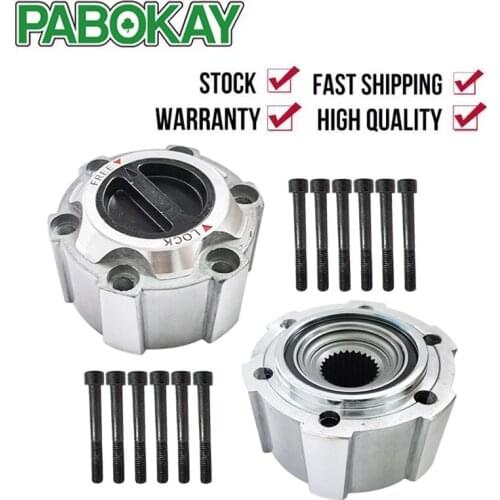2 pieces x For NISSAN Pickup Pathfinder Navara D21 Terrano I 86-89 manual Free wheel locking hub B015 40250-32G10 4025032G10