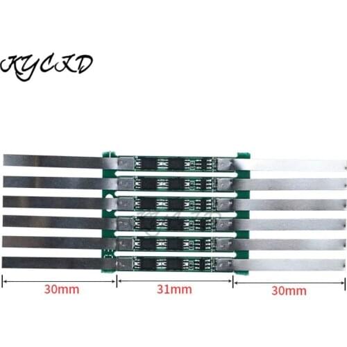 5pcs/Lot BMS 1S 3.7V 5A 18650 Li-Ion Lithium Batter Protection Board PCB With Nickel Strip Welding For 18650 Power Bank Charging