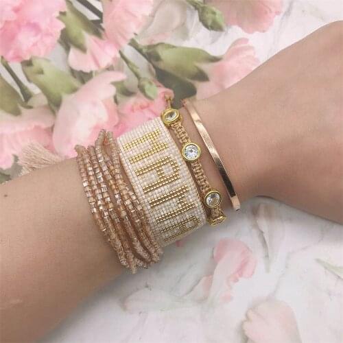 ZHONGVI Delicas Bead Bracelets for Women MIYUKI Fashion Bracelet Mothers Day Pulsera Jewelry Gift Handmade armband Wholesale