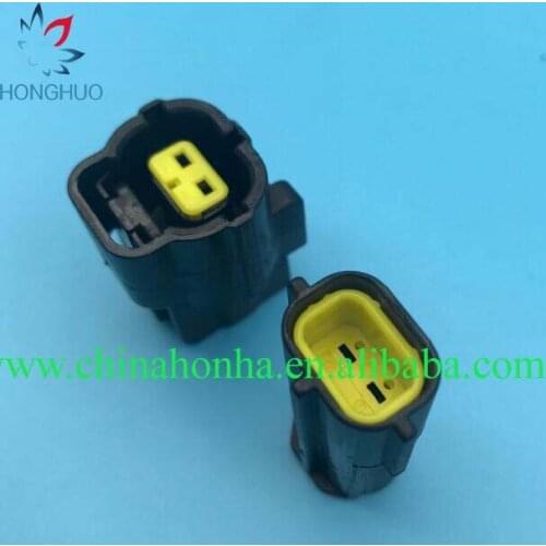 10sets/lot 2 Pin/Way Automobile Waterproof Electrical Wire Connector Oxygen Water Temperature Sensor Plug