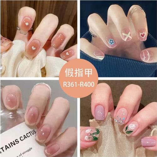 24pcs Solid Reusable Detachable Fake Matte Red Tips Press On Nail Medium Long Flat Fully Paste Into False Nails Art Manicure