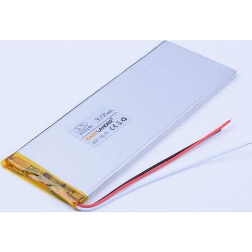 3 wire 3552140 3.7V 3000mAh Rechargeable Li-Polymer Li-ion Battery For Tablet PC electronics safety power Bank Notebook 3550139