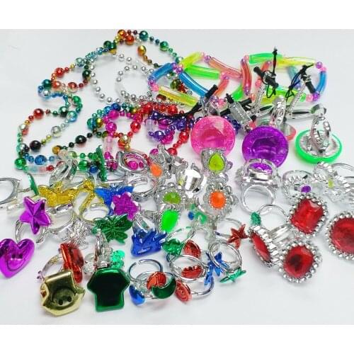 300pcs Girl Mix-G Hair band Chip Necklace gadget Gifts Pinata Toys Novelty Birthday Party favors giveaways present souvenirs