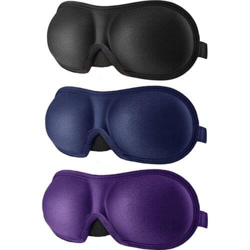 1Pcs 3D Sleep Mask Natural Sleeping Eye Mask Eyeshade Cover Shade Eye Patch Women Men Soft Portable Blindfold Travel Eyepatch