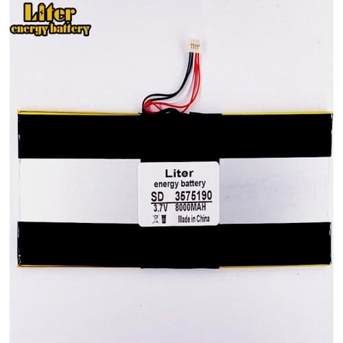 5 thread best battery brand 3575190 3.7V lithium polymer batteries 8000mah 3875188 tablet MID built-in battery