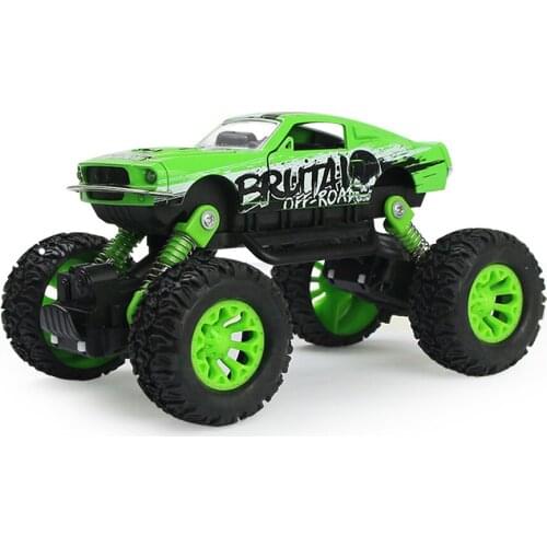 Alloy Climbing Car Diecast Off-Road Vehicle Metal Model Toys Classical Pull Back Function Car Educational Toys for Kids Boys