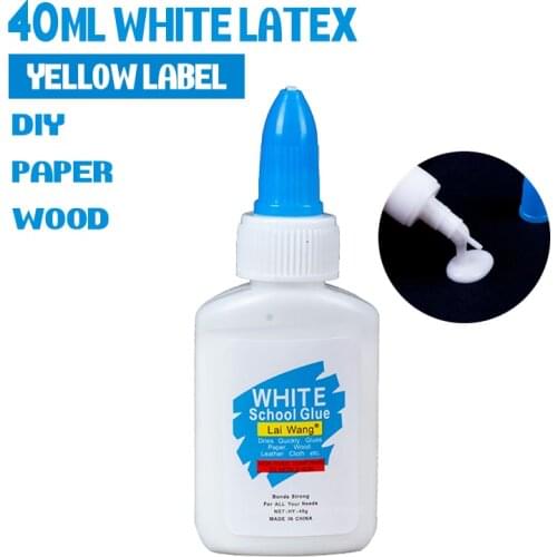 40ml White Glue Latex Latex White Label Diy Student White Handmade White Environmental Protection Nontoxic 50ml 10473 35g
