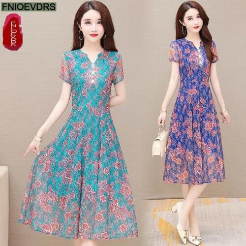 Цветочные летние платья FNIOEVDRS China At AliExpress