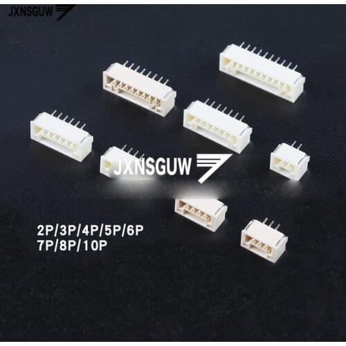 40PCS GH1.25 2P/3P/4P/5P/6P/7P/8P/10P horizontal paste 1.25mm pitch connector with buckle and lock connector