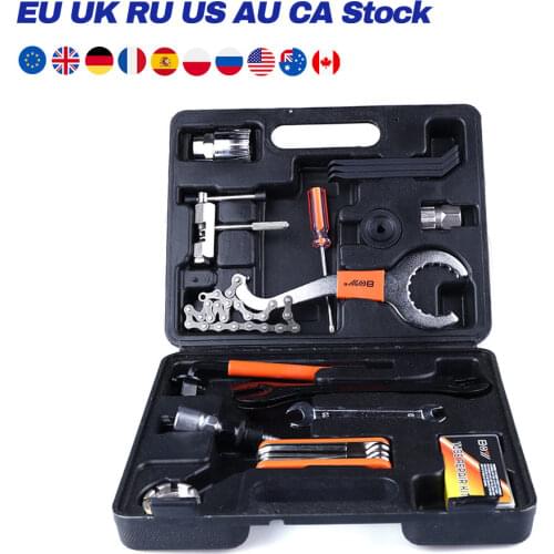 Bike Repair Tool 26 Pcs Bicycle Tool Ebike Maintenance Tool Wrench Chain l Sprocket Remover Chain Breaker Splitter Tire Spoon