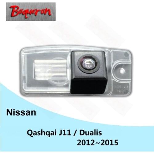 BOQUERON for Nissan Qashqai J11 / Dualis 2012~2015 Backup Reverse Parking Camera HD CCD Car Rear View Camera Night Vision