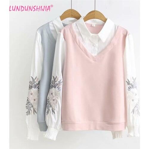 Блузки с цветами LUNDUNSHIJIA China At AliExpress