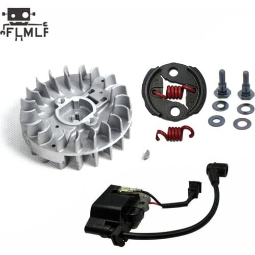 Flywheel and Lgnition Coil and Clutch Set Fit 23cc - 45cc Fit for 1/5 HPI ROVAN KM BAJA 5B 5T 5SC Rc Car Parts