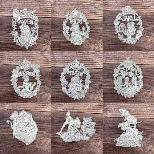 Metal Cutting Dies Animal Mix Embossing Scrapbooking Stencil Craft Cut Die For DIY Card Handmade