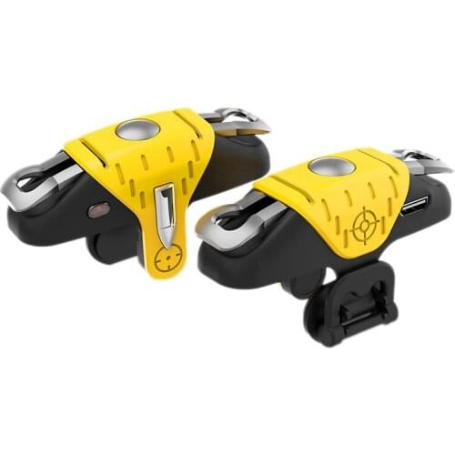 Mobile Game Controller X9 Mobile Phone Game Button Smart Phone Metal Game Trigger Shooter for Iphone/Android / PUBG