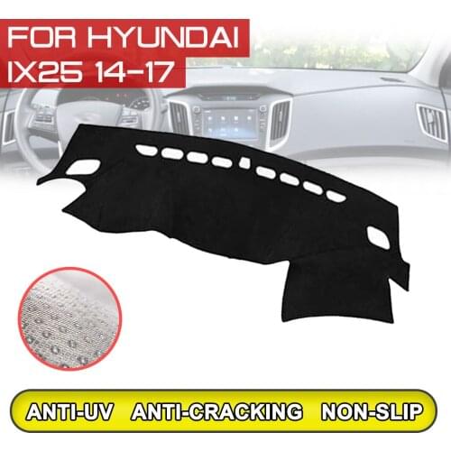 For Hyundai ix25 2014 2015 2016 2017 Car Dashboard Mat Anti-dirty Non-slip Dash Cover Mat UV Protection Shade
