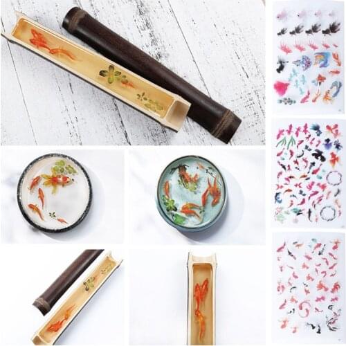 New UV Resin Epoxy Resin Crafts Materials Filler Sticker Floral Colorful Translucent Crystal Animal Landscape DIY Jewelry Tools