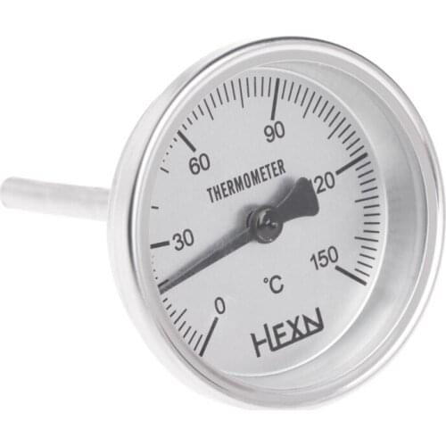 New 1/4 PT Thread Stainless Steel Thermometer Moonshine Kitchen Food Cooking Gauge
