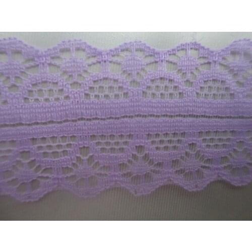 New listing 10 yards / 3 cm wide purple lace ribbon lace embroidery lace DIY craft