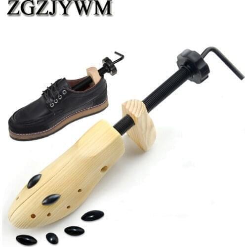 ZGZJYW Shoe Stretcher Wooden Shoes Tree Shaper Rack,Wood Adjustable Flats Pumps Boots Expander Trees Size S/M/L Man Women