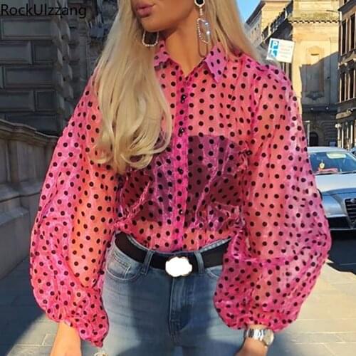 Прозрачные блузки Rockulzzang China At AliExpress