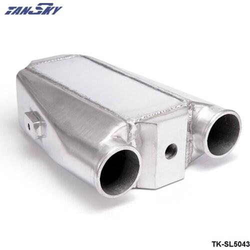 Universal Aluminum Bar & Plate Front Mount Water-To-Air Intercooler Inlet/Oulet 2.5" 9.5" X 11" X 3.5" TK-SL5043