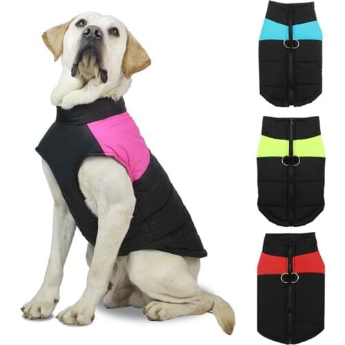 Winter Pet Dog Clothes Warm Big Large Dog Coat Waterproof Pet Clothing For Dogs Jacket For Dogs Pets Clothing Golden Retriever