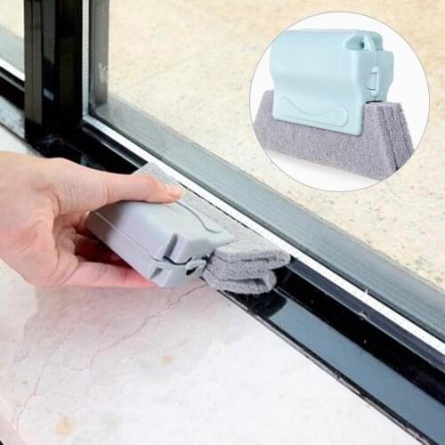 1Pc New Useful Microfiber Window Cleaning Brush Air Conditioner Duster Cleaner With Washable Venetian Blind Blade Cleaning Cloth