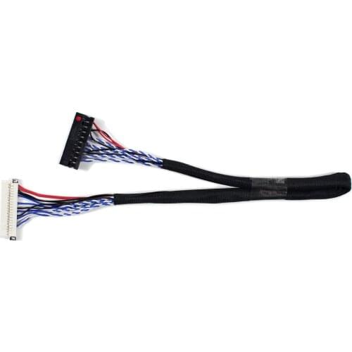 20Pin DF19 15inch LCD Screen LVDS Cable 1ch 6bit
