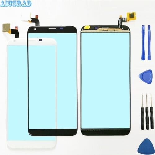 AICSRAD for 5.7 inch OUKITEL K5 Digitizer Touch Screen Original tested Glass Panel Touch Screen Glass K 5 +tools