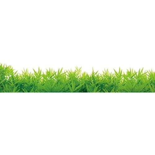 Promotion! DIY Green Grass Wall Sticker Removable Wall Decor Waterproof Bedroom Mural Decal