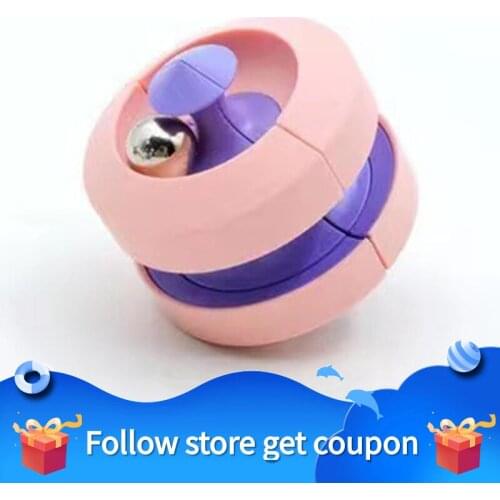 Decompression Cube Stress Relief Toys Trending Products Children Track Ball Finger Top Rotate Fidget Office Gift Spinner Adult